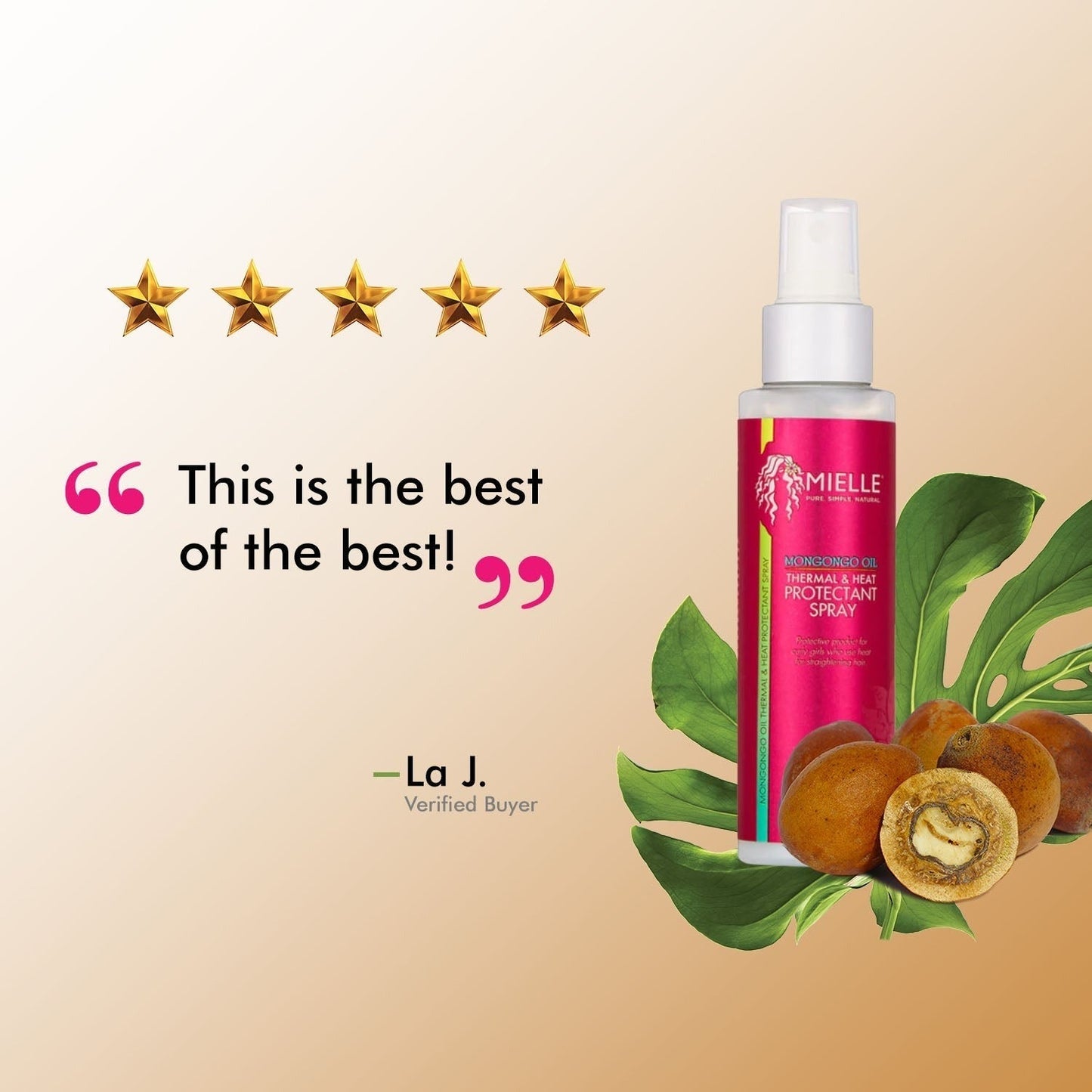 Mongongo Oil Thermal & Heat Protectant Spray