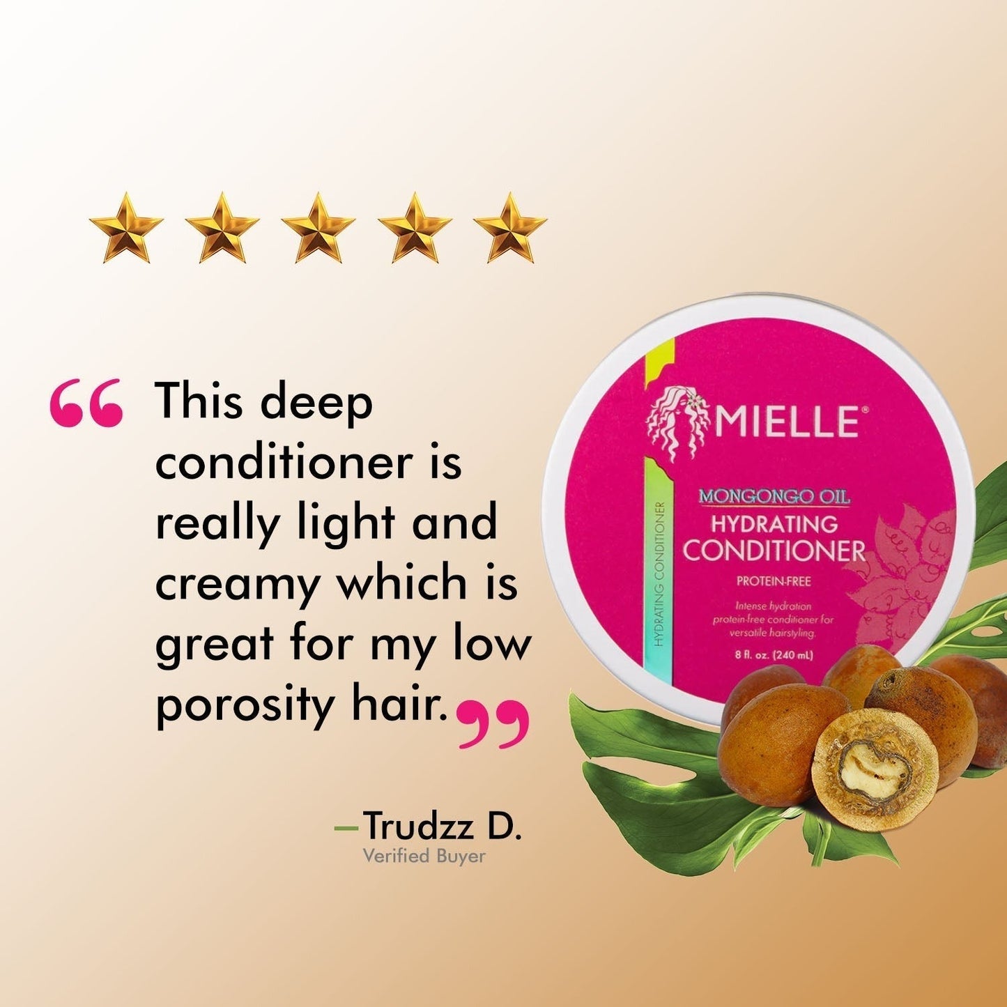 Mongongo Oil Protein-Free Hydrating Conditioner