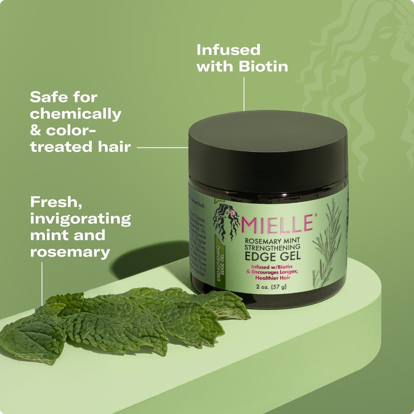 Rosemary Mint Hair Strengthening Edge Gel